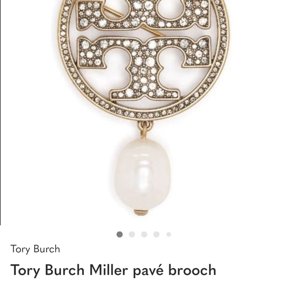Tory Burch Miller pavé brooch - Picture 4 of 4